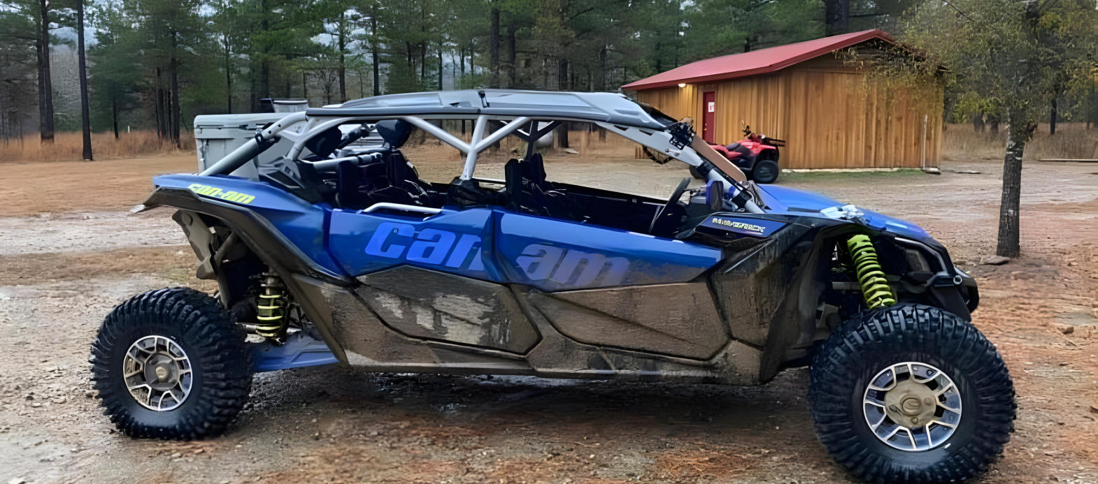 Sunset at Fourche Mountain Adventures campground